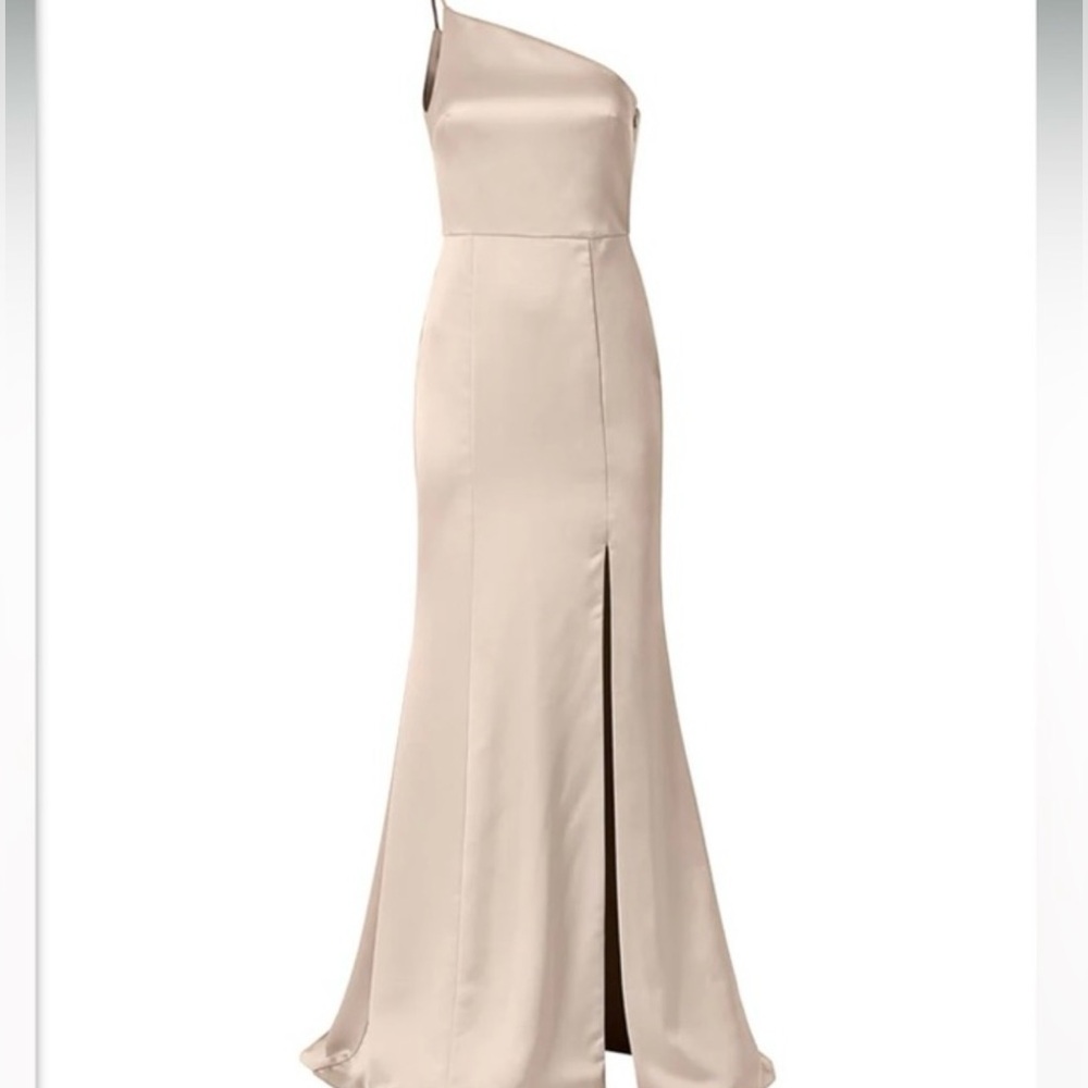 Amsale Kaia Champagne Dress